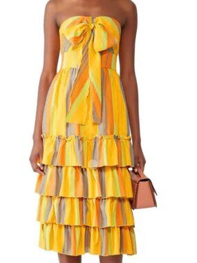 La Maison Talulah Strapless Imperial Midid Dress XL